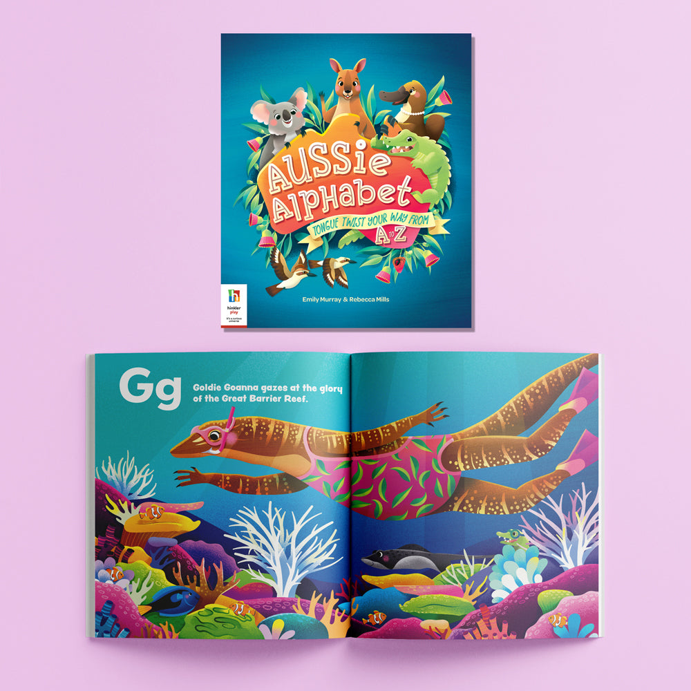 Bookoli Aussie Alphabet Book & 100pc Jigsaw Puzzle Pack