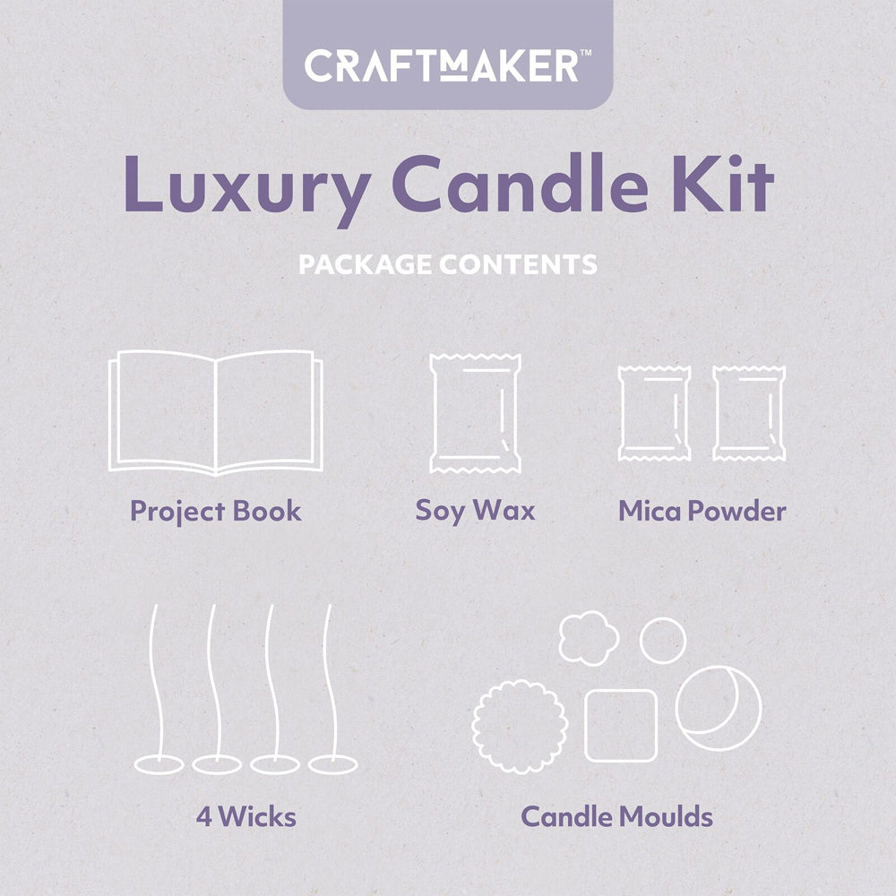 Craft Maker Luxury Candles Kit Kids Fun Activity Kit