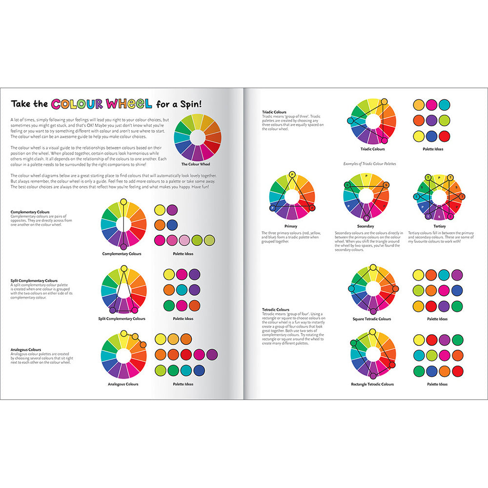 Kaleidoscope Notebook Doodles: Adorable Pets Childrens Book 5y+