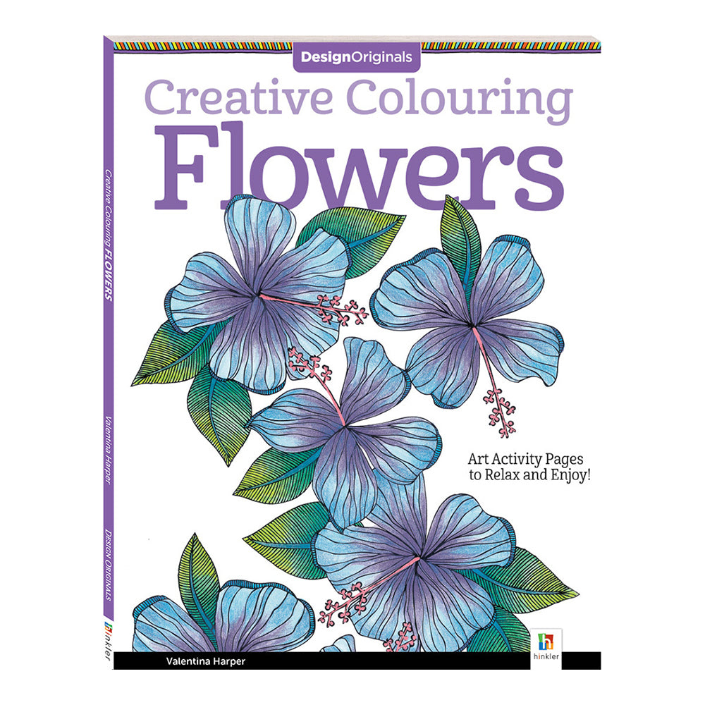 Kaleidoscope Design Originals Creative Colouring: Flowers Colouring Book