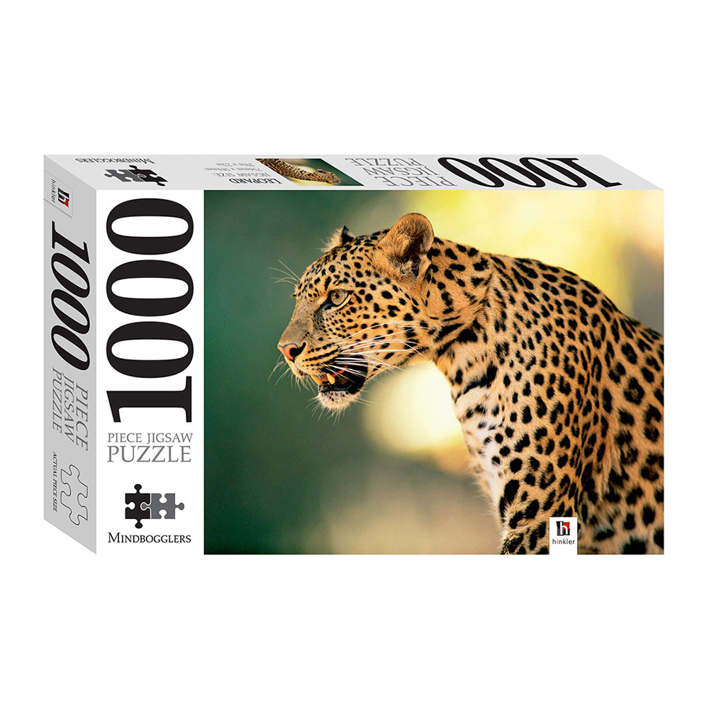 Mindbogglers 1000pc Jigsaw Puzzle: Leopard Animal Theme
