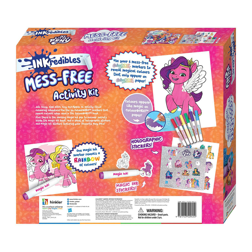 Inkredibles Kids Activity Kit My Little Pony 3y+ w/Markers/Stickers
