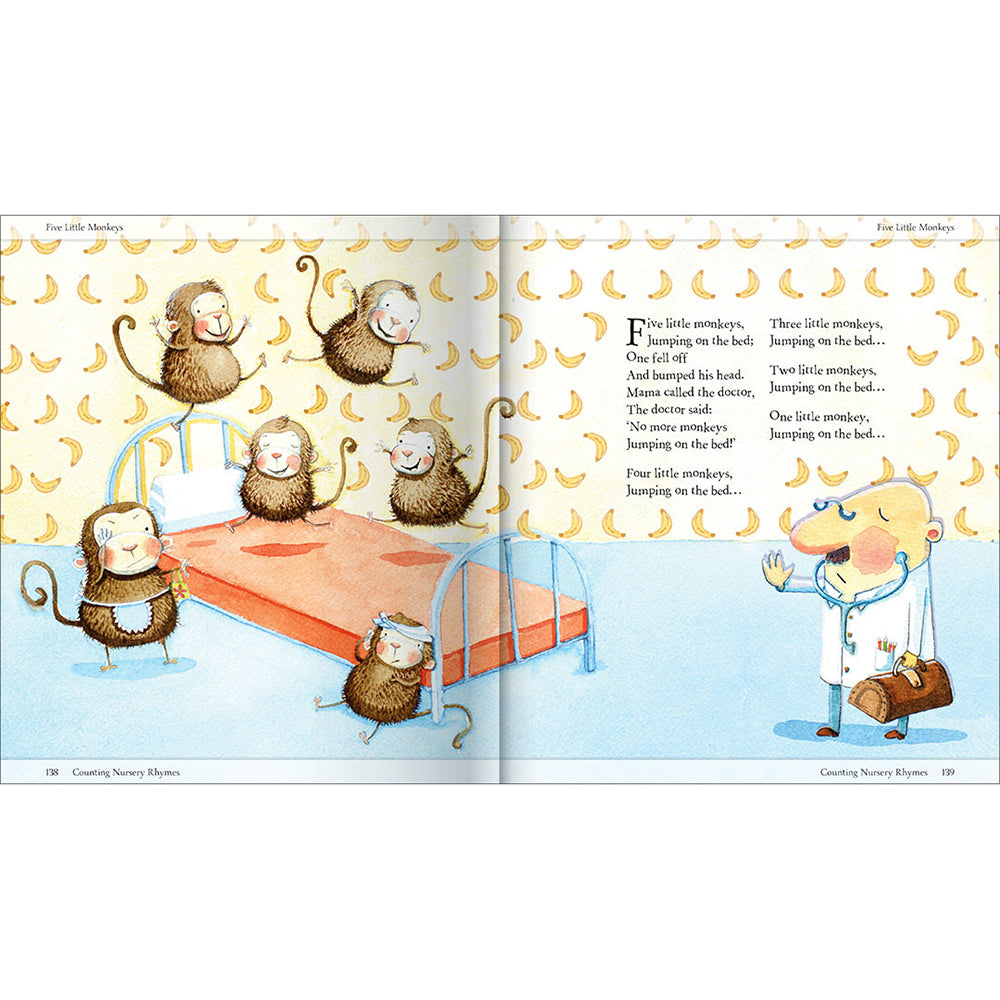 Bonney Press My Wonderful Nursery Rhyme Collection Childrens Book 2y+