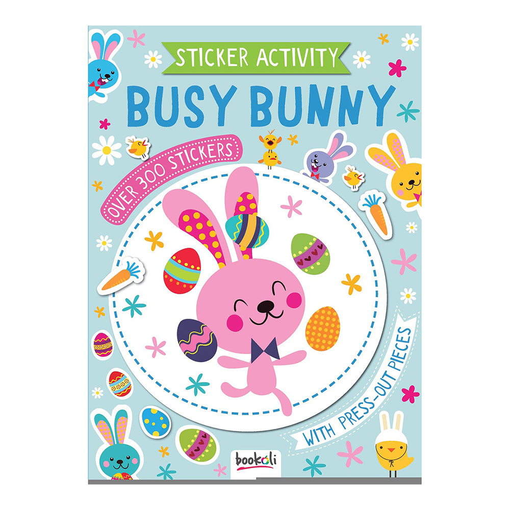 Bookoli Easter Sticker & Activity Busy Bunny Kids Activity Book