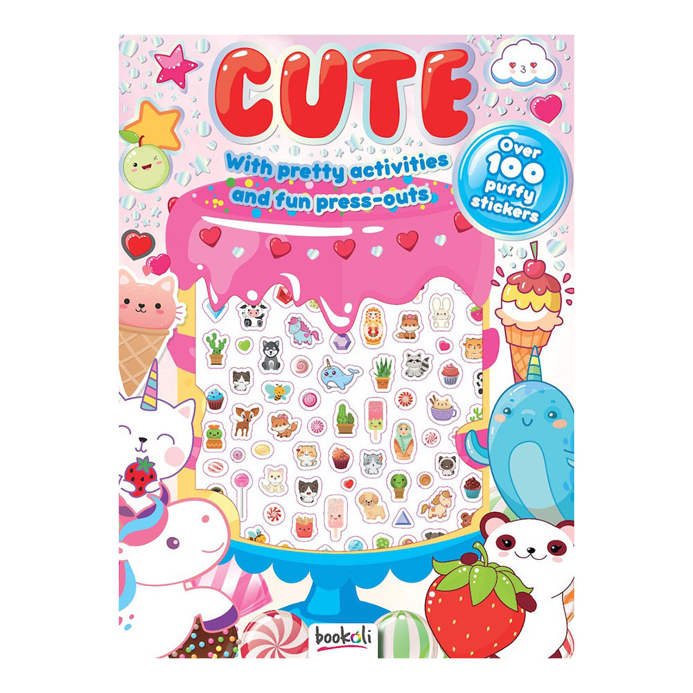 Bookoli Puffy Sticker Windows Cute Kids Activity Book
