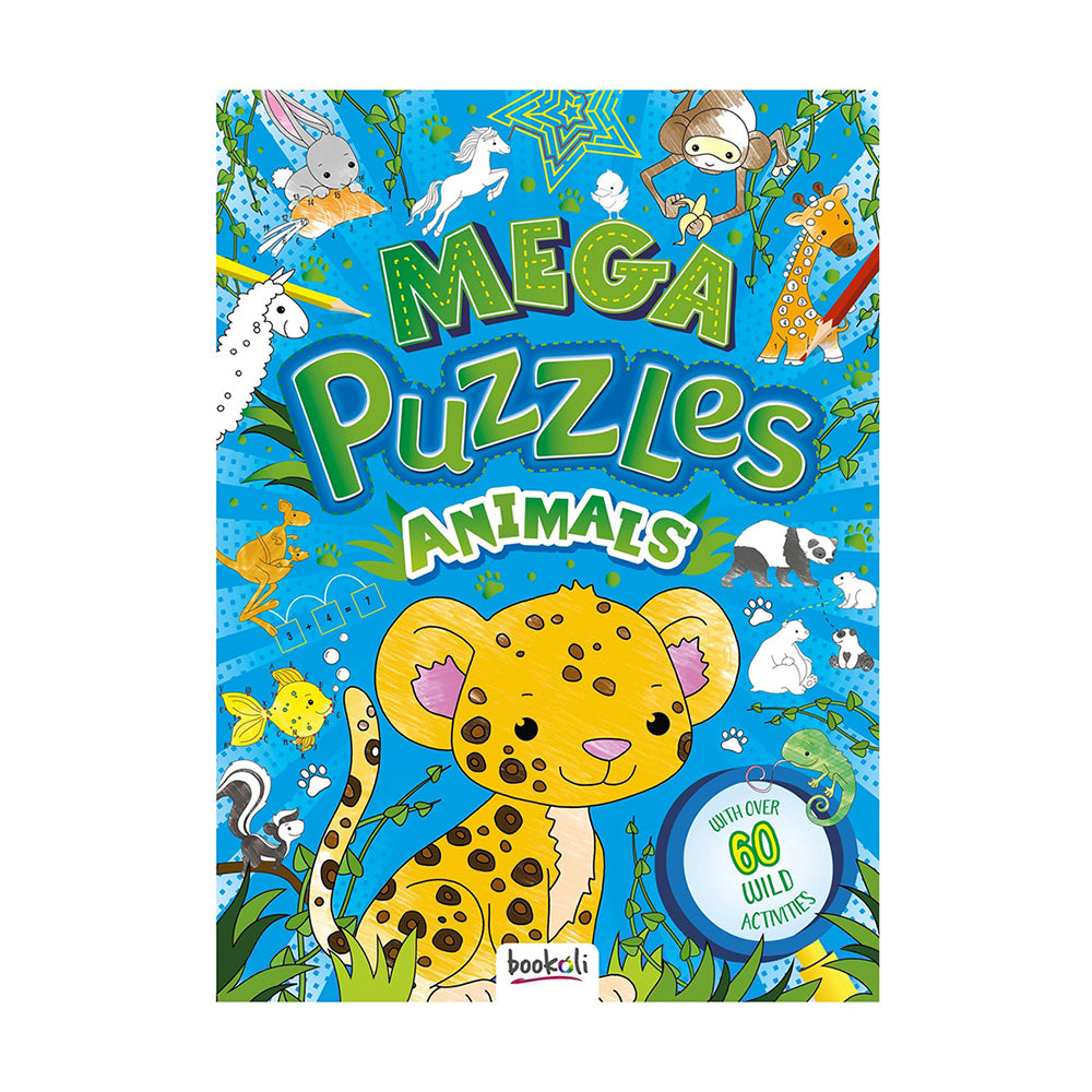 Bookoli Mega Puzzles: Animals Childrens Puzzle Book 3y+
