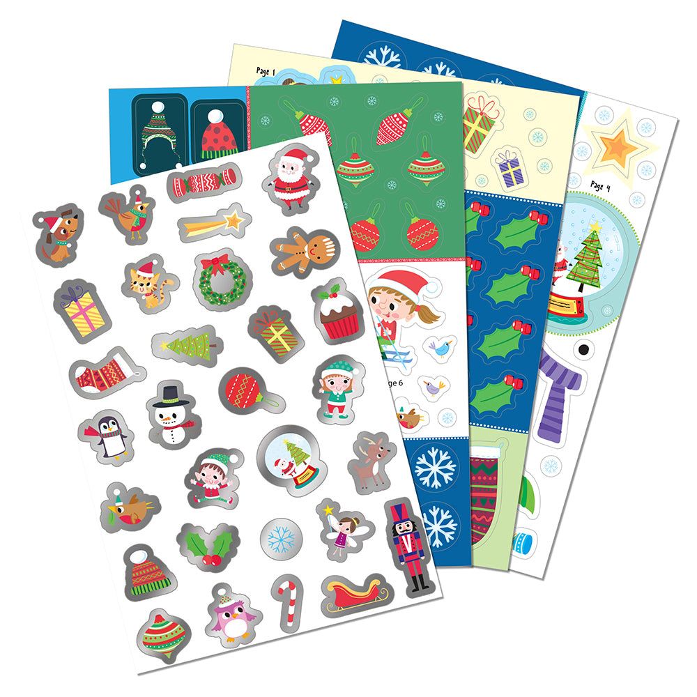 Bookoli Sparkly Activity Case: Christmas Magic Craft Activity Book