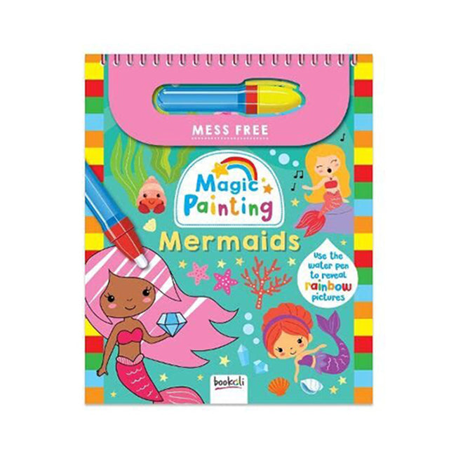 Bookoli Mess Free Magic Painting Mermaids Activity Book Kids 4-6y
