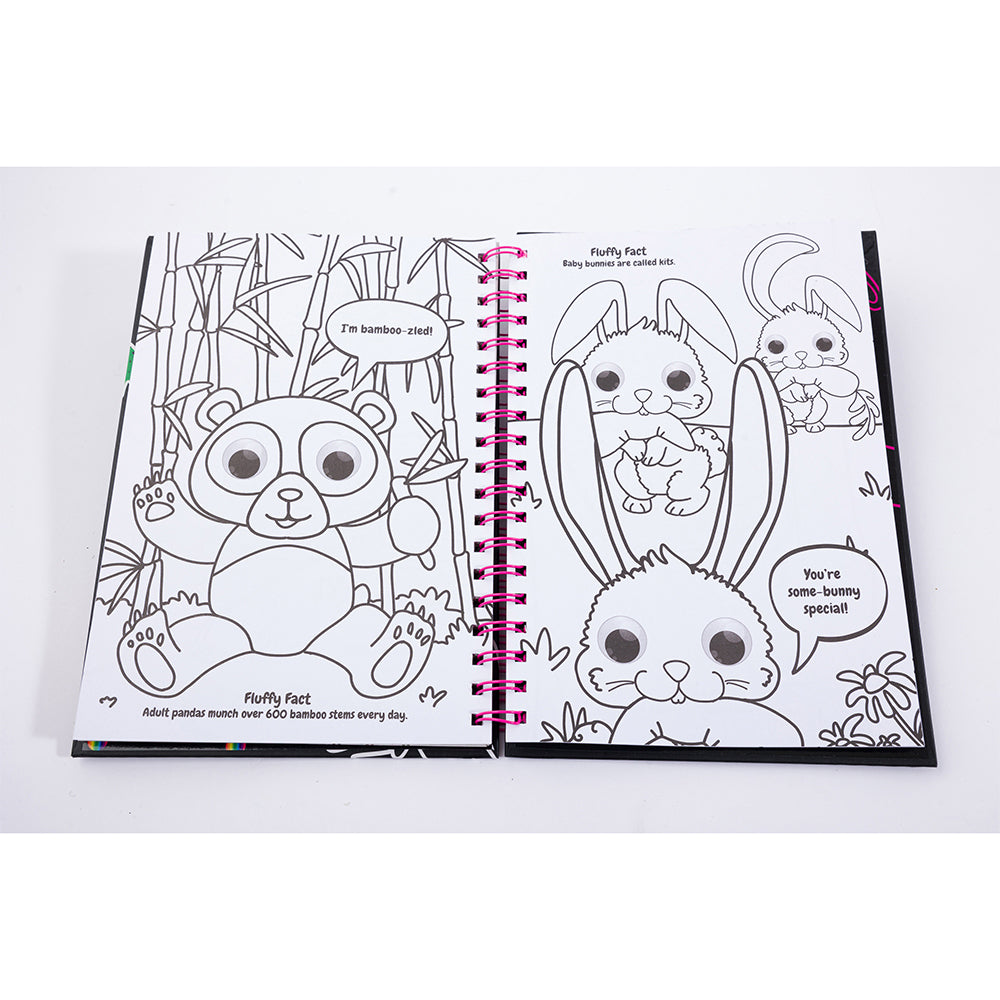 Bookoli Scratch Art Friends: Baby Animals Activity Book 4y+