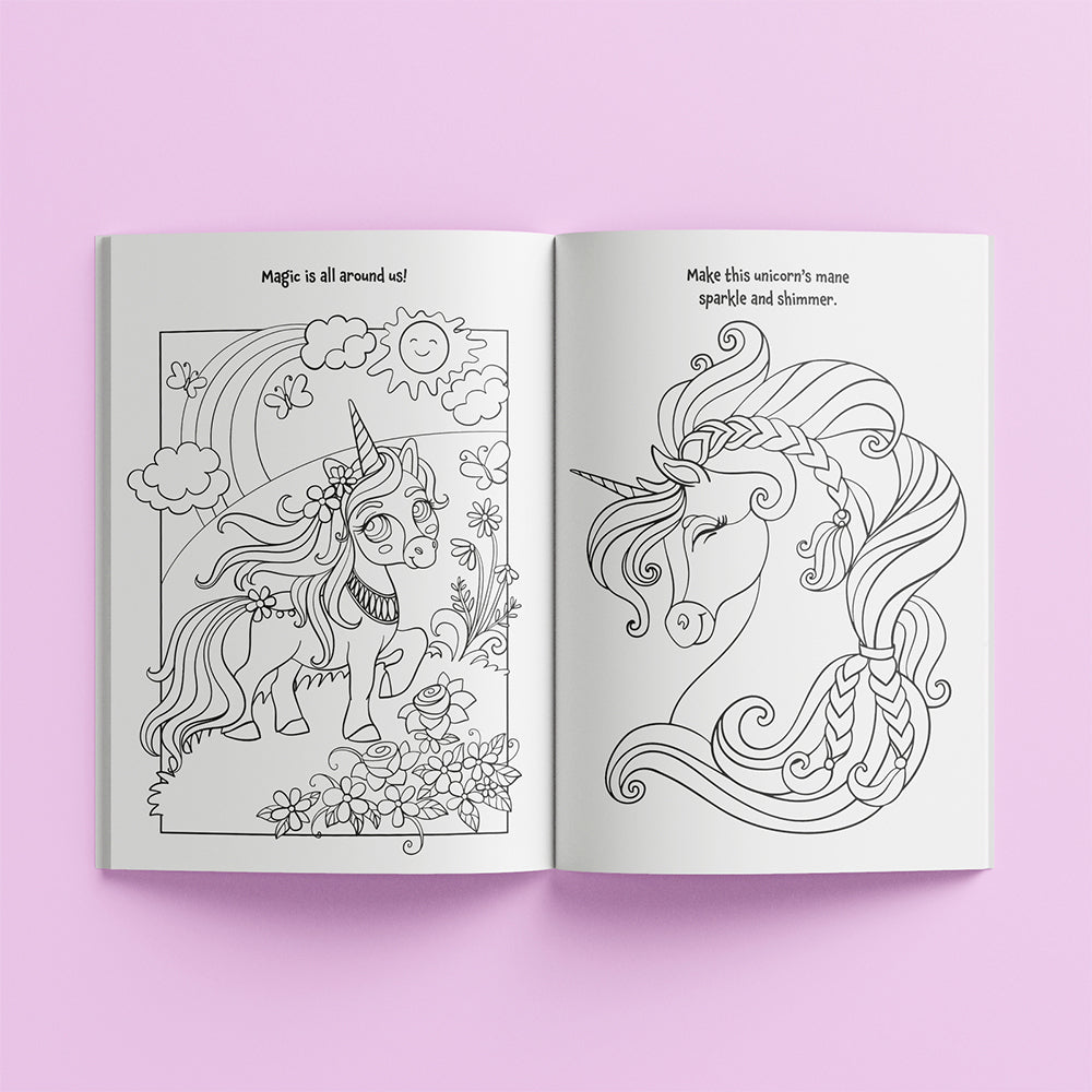 Bookoli Fun Box 7: Colour Your Own Unicorn T-Shirt Craft Activity Kit