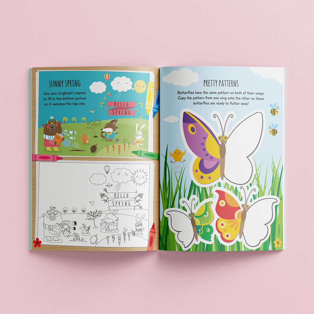 Bookoli Puffy Sticker Windows: Easter Fun Sticker & Activity Book