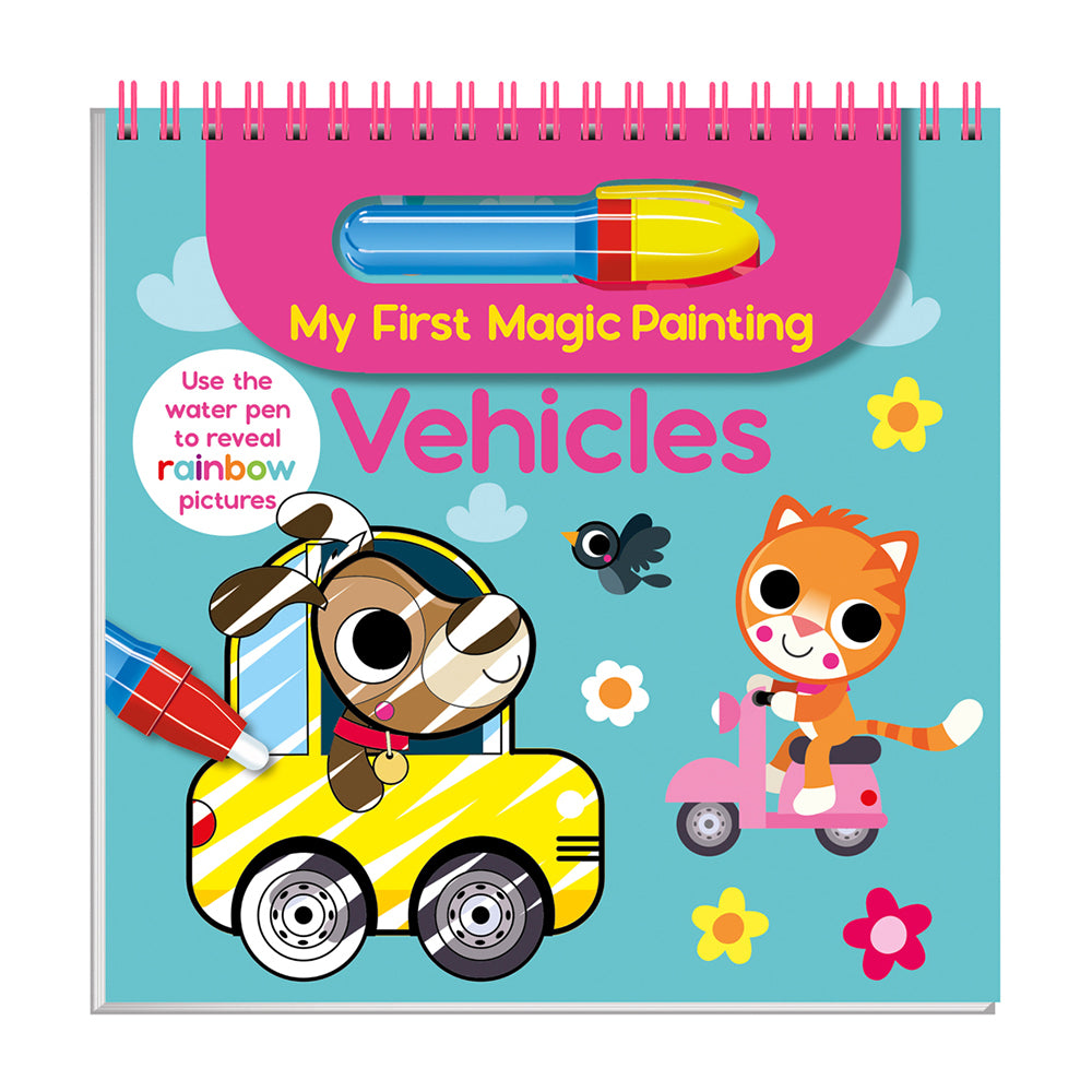 Bookoli My First Magic Painting Vehicles Kids/Children Activity Book