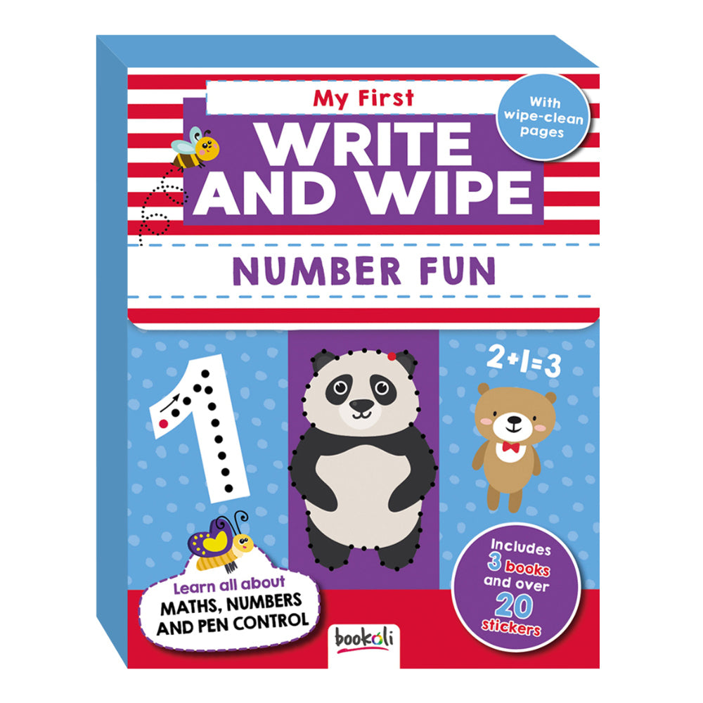 Sticker And Activity Pack Number Fun Kids/Children Activity Learning Kit