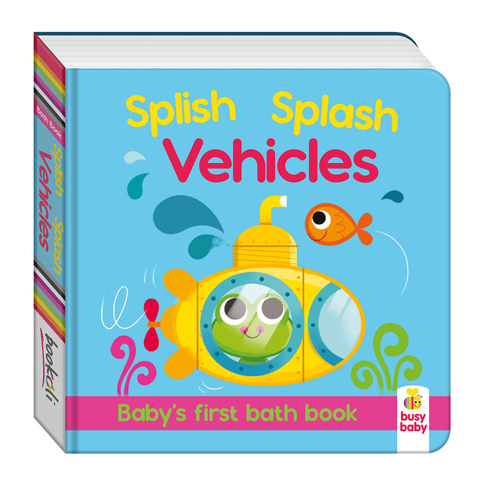 Bookoli Colour Magic: Vehicles Babies/Toddlers Bathtime Book 0y+