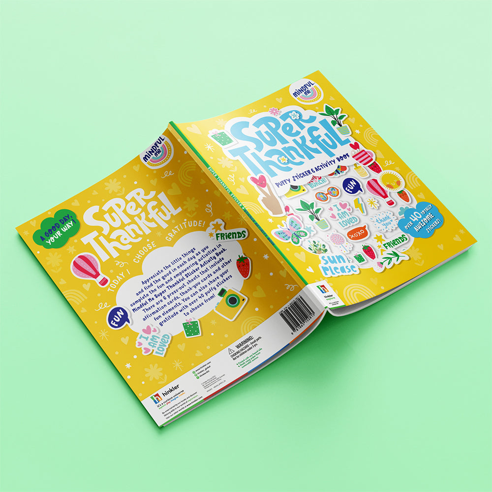 Elevate Mindful Me Super Thankful Sticker Activity Book 6y+
