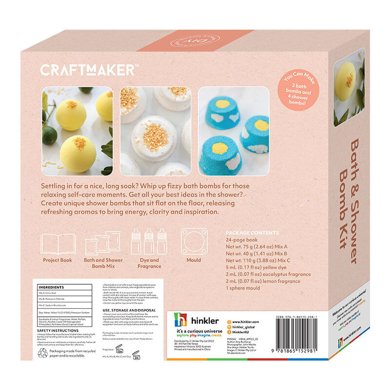 Craft Maker Bath & Shower Bombs Craft Activity Kit