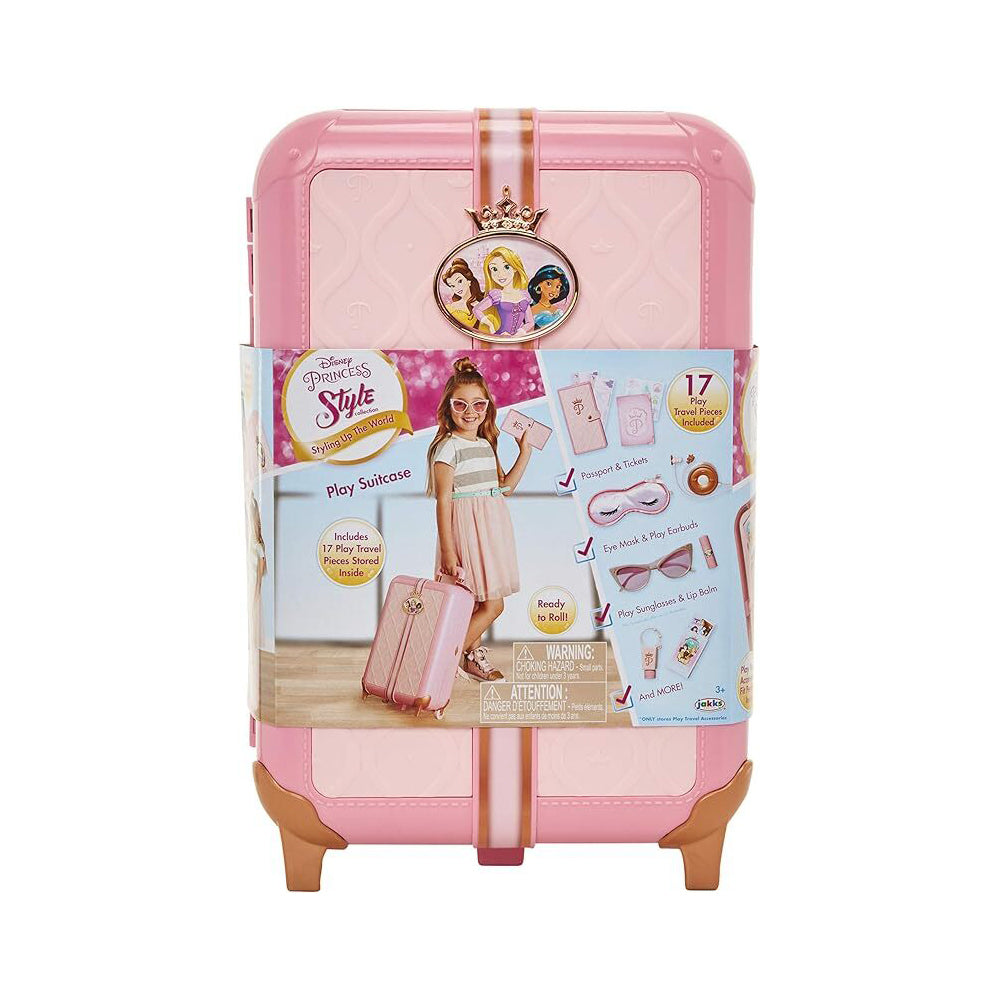 Disney Princess Style Collection Kids/Childrens Play Suitcase Travel Set 3y+