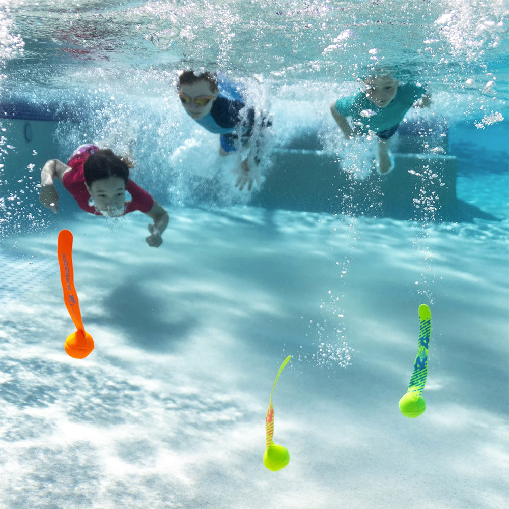 3pc Cooee Neoprene Swimming Pool Dive Streamers Toy 24cm 6+