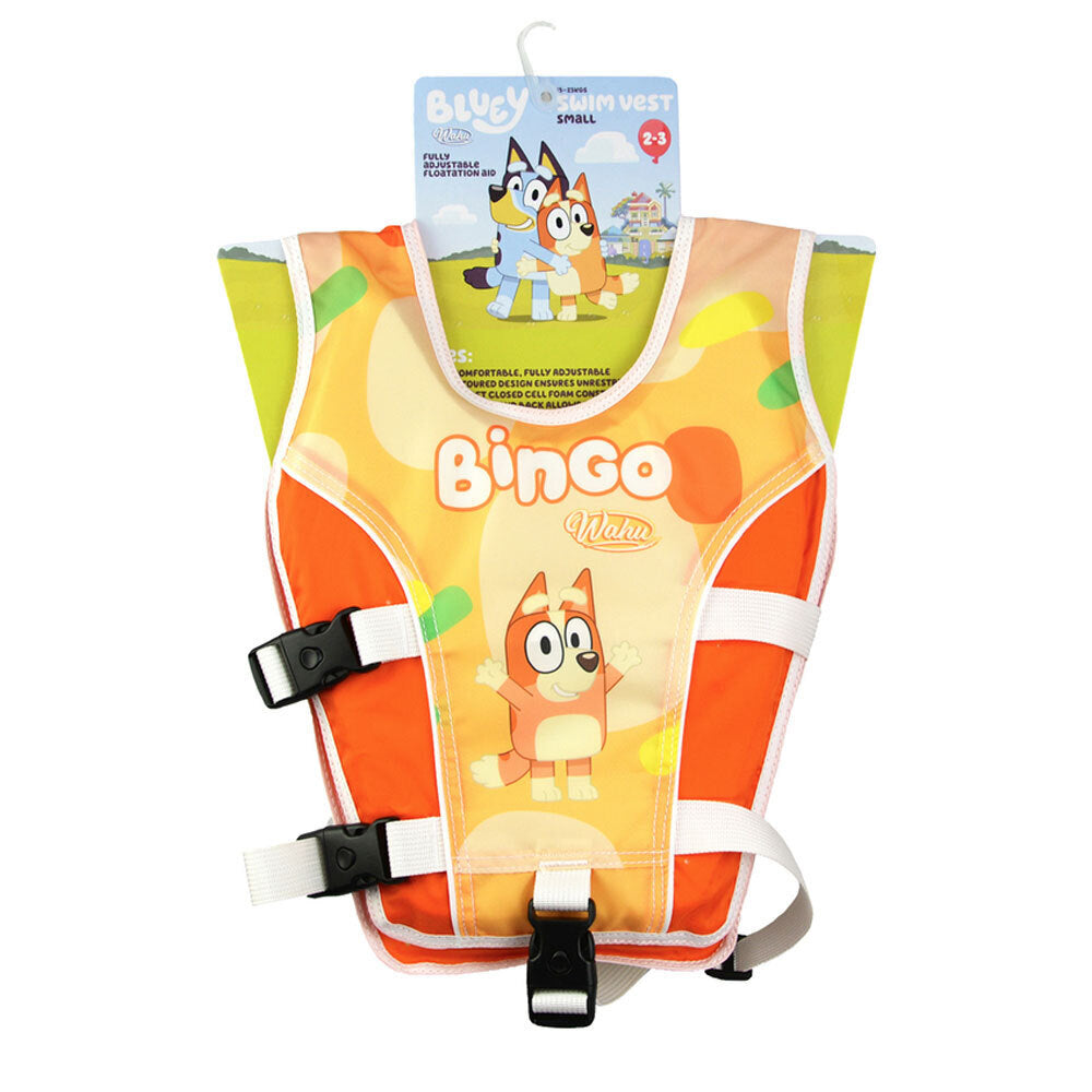 Bluey Swim Vest Child Small 15-25kg - Bingo