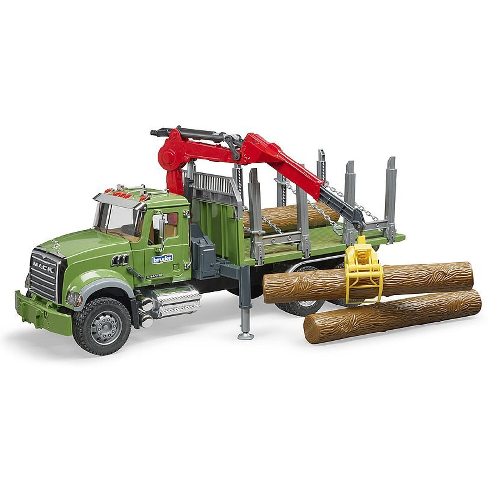 240-02824-bruder-1-16-mack-granite-timber-truck-w-crane-logs-kids-toy-4y