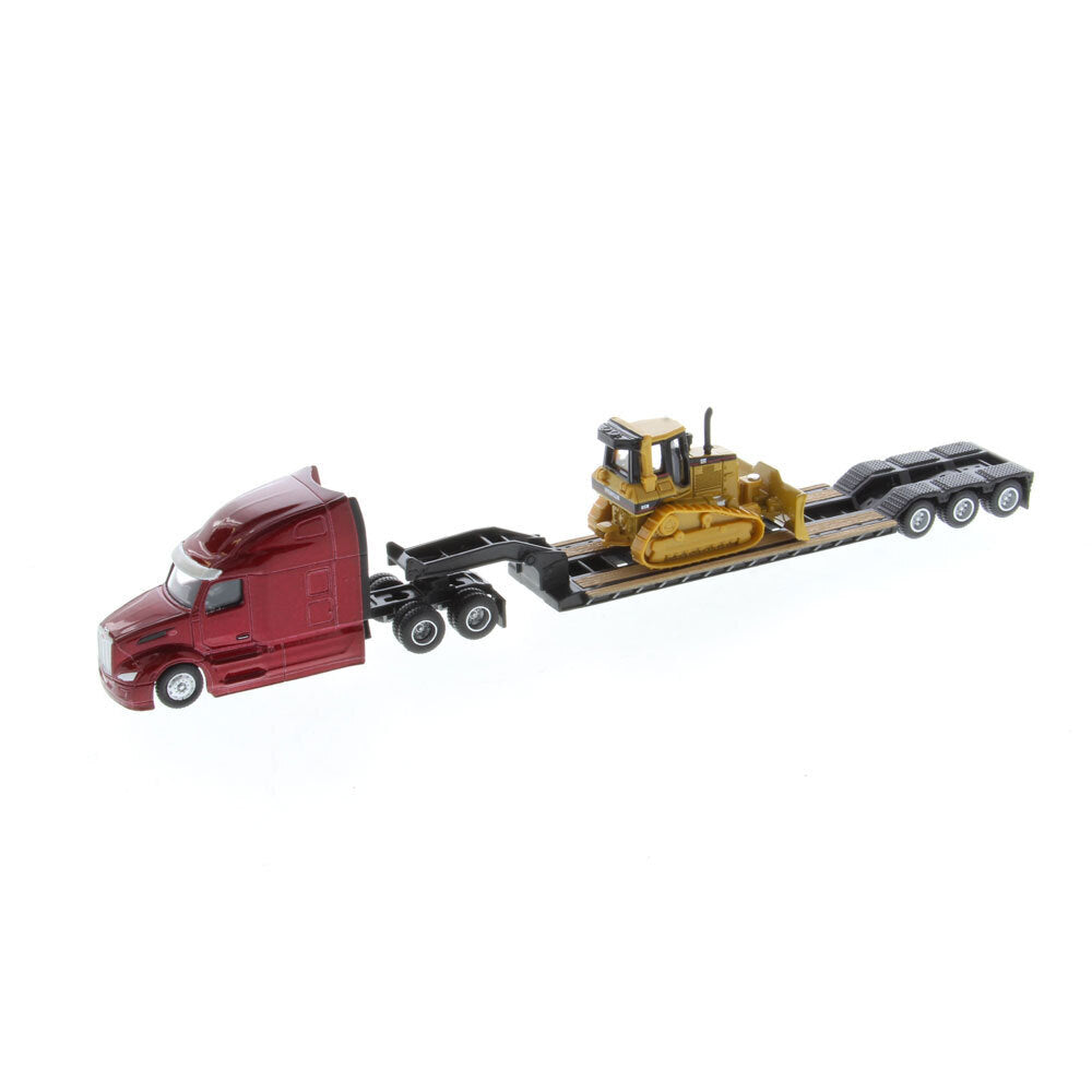 42084419-diecast-masters-1-87-peterbilt-579-truck-trailer-dozer-set-kids-toy-8y