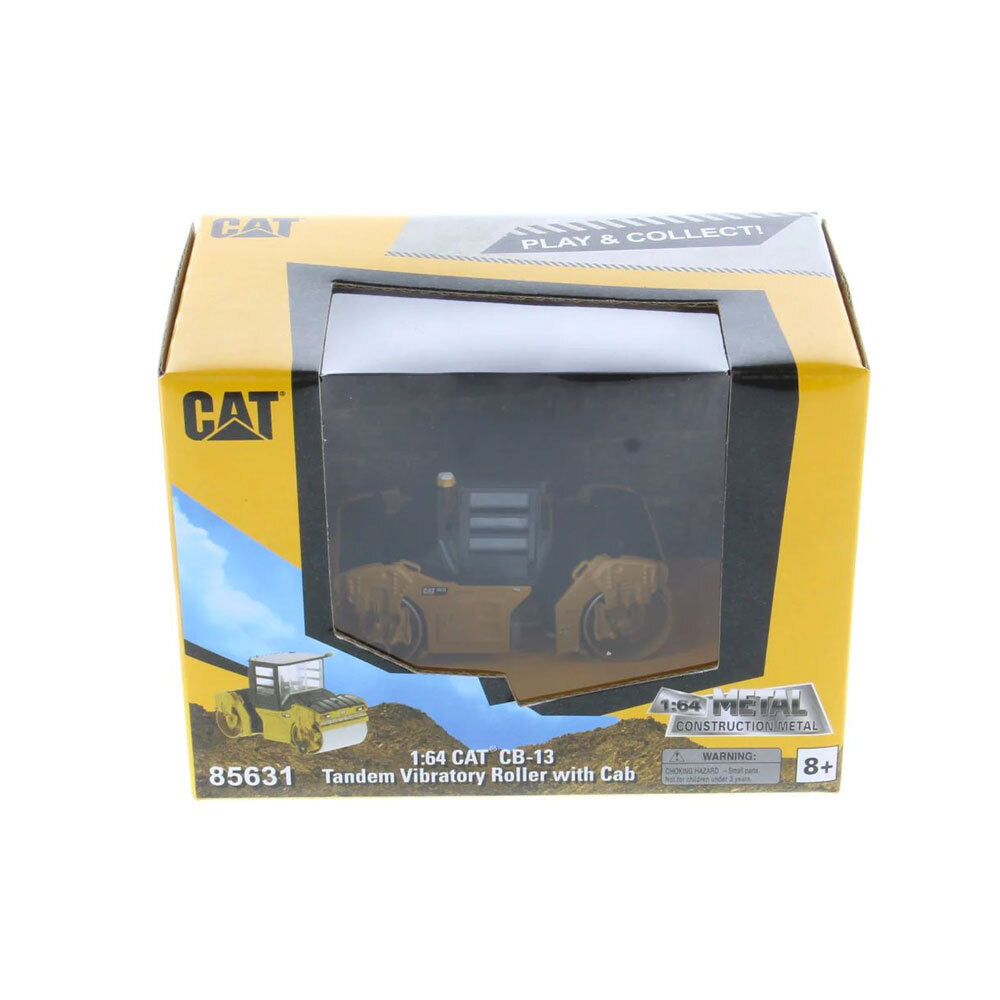 42084641-diecast-masters-1-64-cat-cb-13-roller-w-cab-scale-model-kids-toy-8y