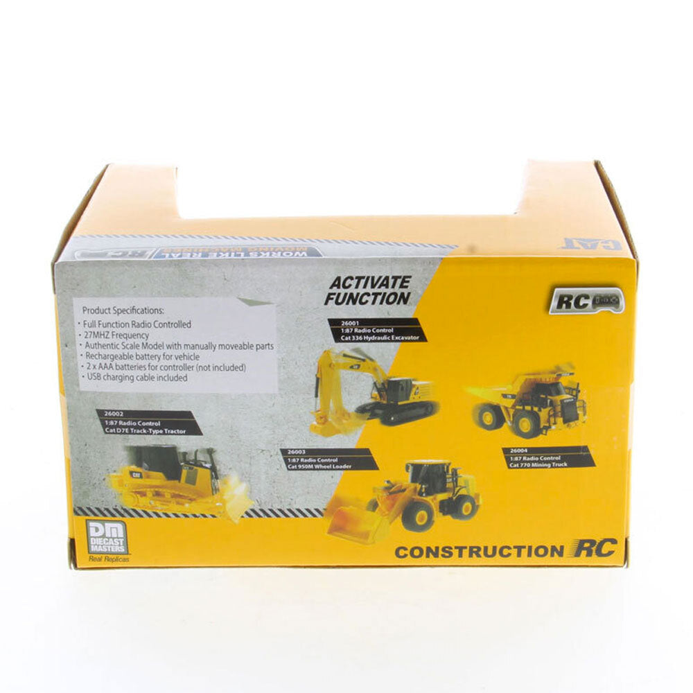 42226002-diecast-masters-mini-rc-cat-d7e-track-type-tractor-scale-model-kids-toy-8y