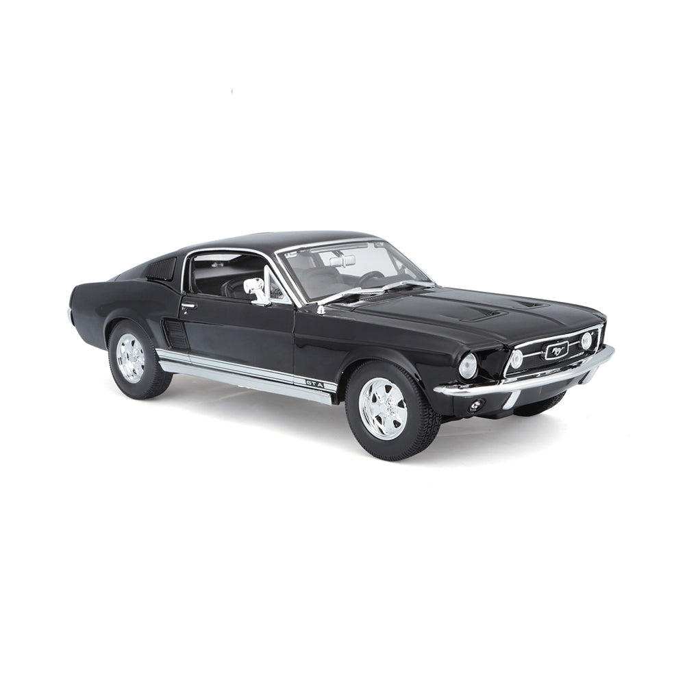 45131166blk-maisto-special-edition-1-18-1967-ford-mustang-fastback-black-toy-car-3y