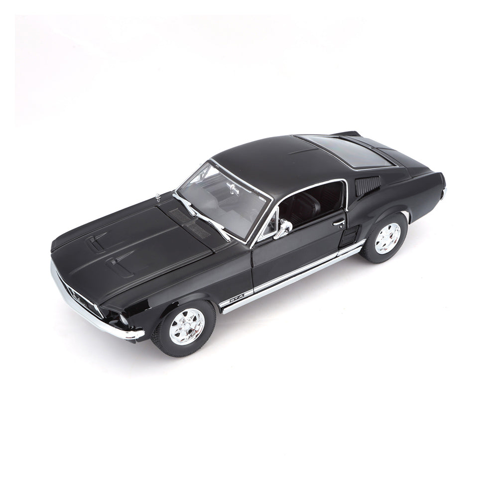 45131166blk-maisto-special-edition-1-18-1967-ford-mustang-fastback-black-toy-car-3y