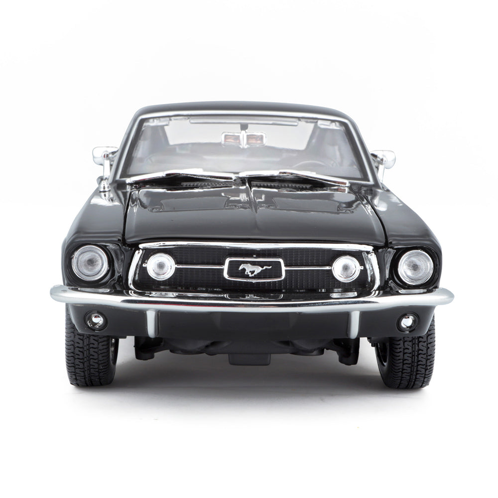 45131166blk-maisto-special-edition-1-18-1967-ford-mustang-fastback-black-toy-car-3y