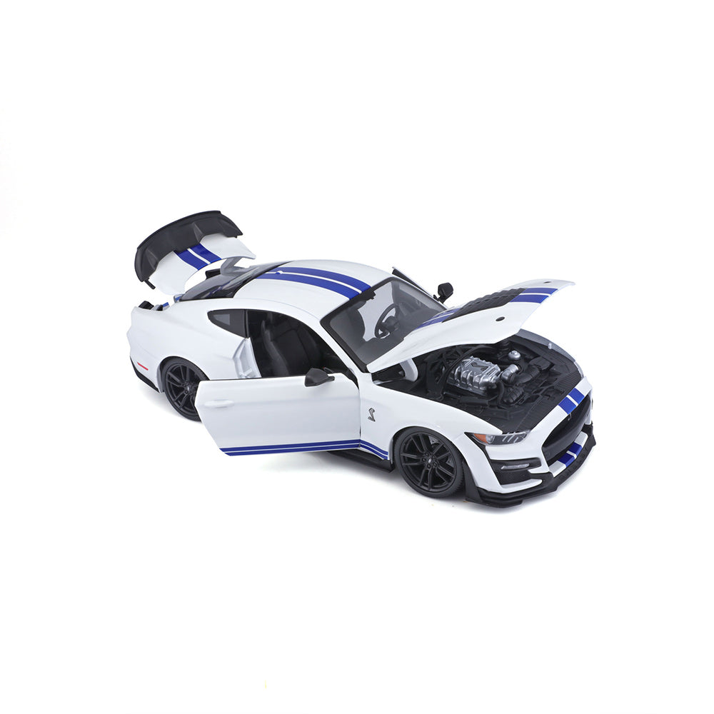 45131452whi-maisto-1-18-2020-ford-mustang-shelby-gt-500-white-model-car-toy-3y