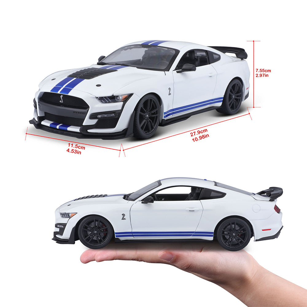 45131452whi-maisto-1-18-2020-ford-mustang-shelby-gt-500-white-model-car-toy-3y