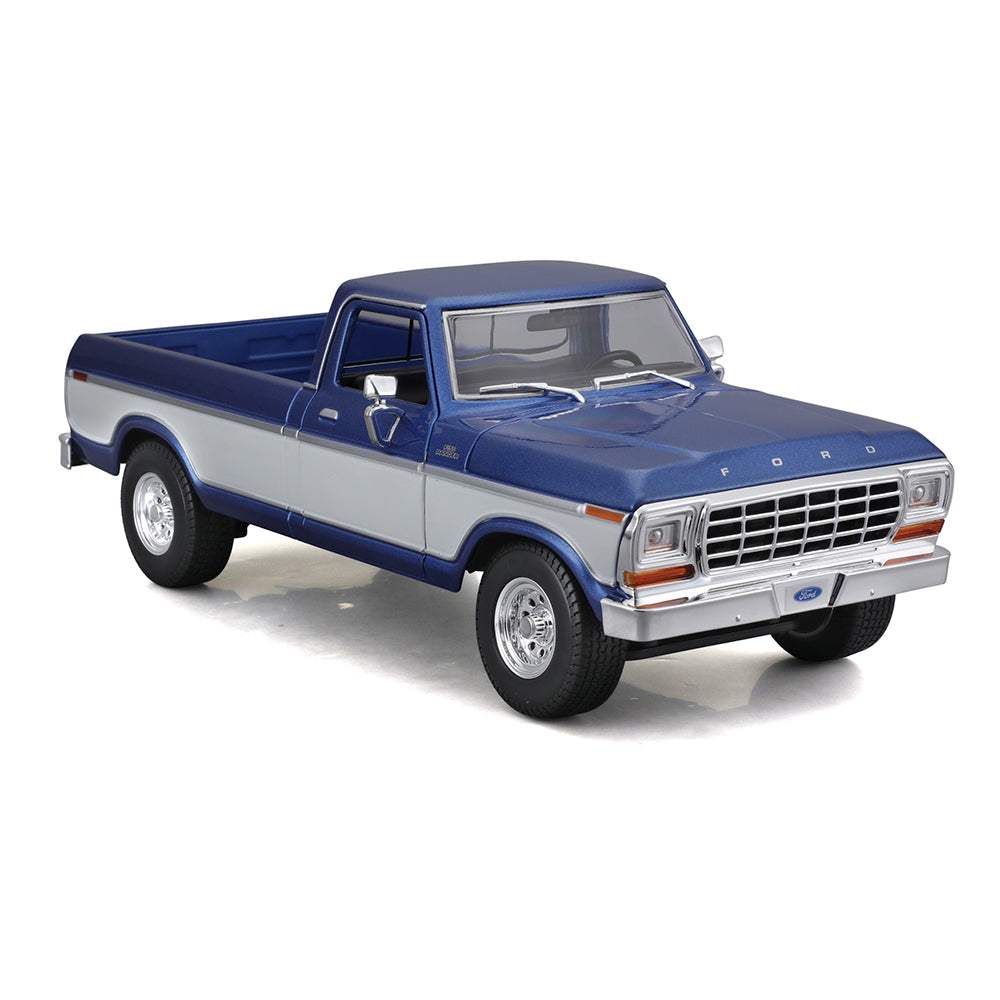 45131462blu-maisto-1-18-ford-1979-f150-pick-up-truck-blue-white-model-car-toy-3y