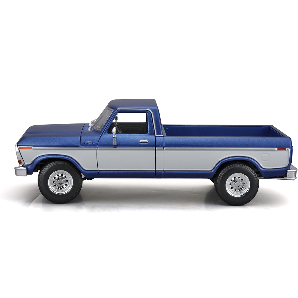 45131462blu-maisto-1-18-ford-1979-f150-pick-up-truck-blue-white-model-car-toy-3y