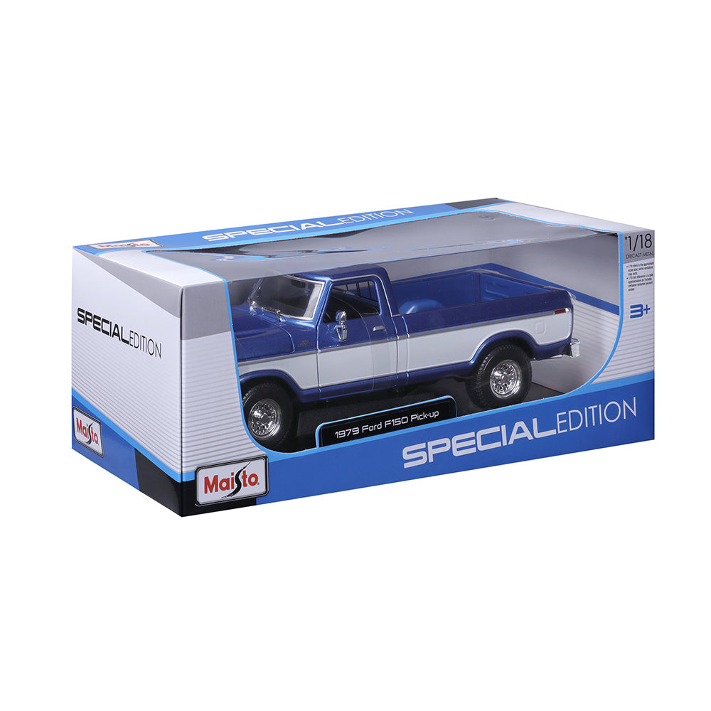 45131462blu-maisto-1-18-ford-1979-f150-pick-up-truck-blue-white-model-car-toy-3y