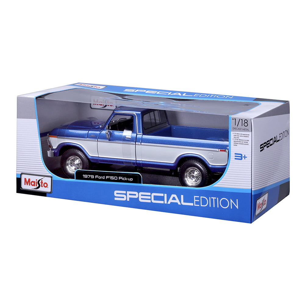 45131462blu-maisto-1-18-ford-1979-f150-pick-up-truck-blue-white-model-car-toy-3y