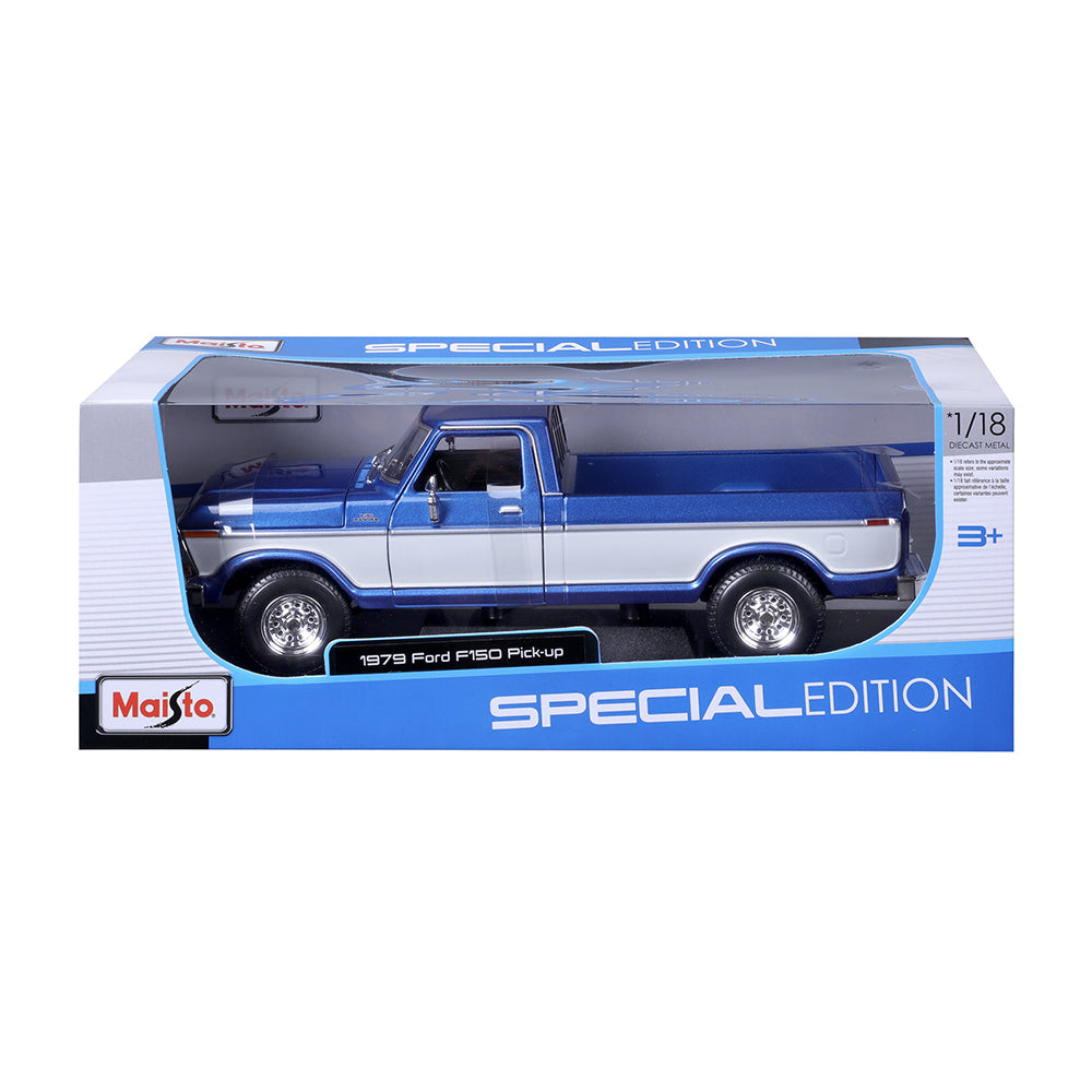 45131462blu-maisto-1-18-ford-1979-f150-pick-up-truck-blue-white-model-car-toy-3y