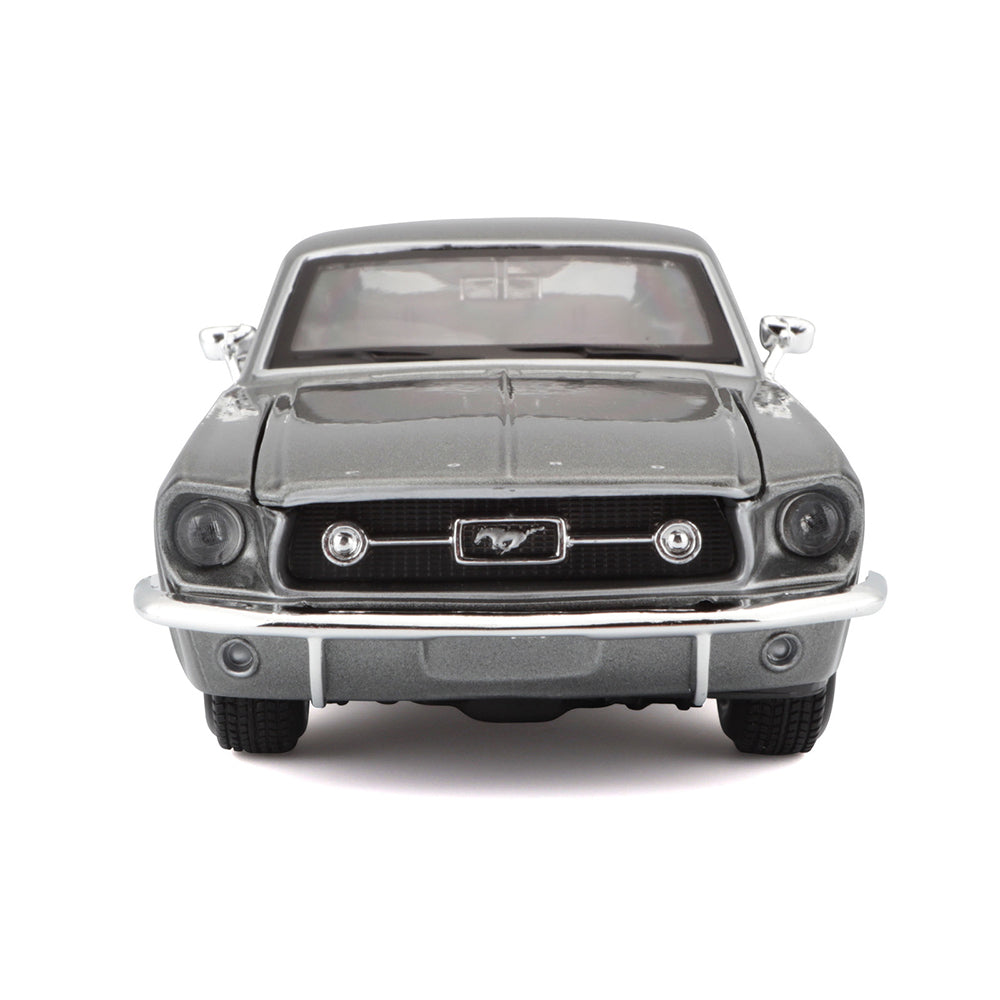 45231260-maisto-1-24-1967-ford-mustang-gt-model-car-toy-3y-grey