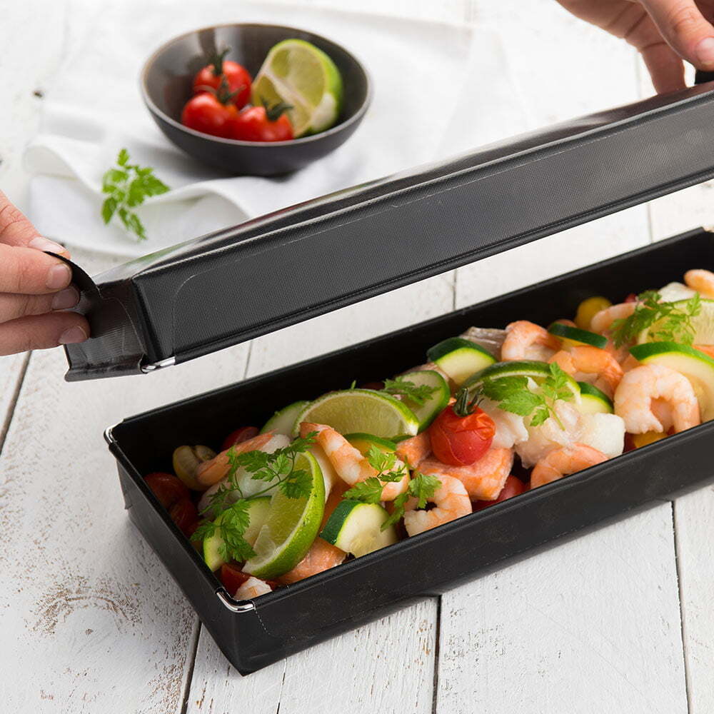 1-ddd-436-nostik-reusable-32x12cm-steam-roast-trays-black