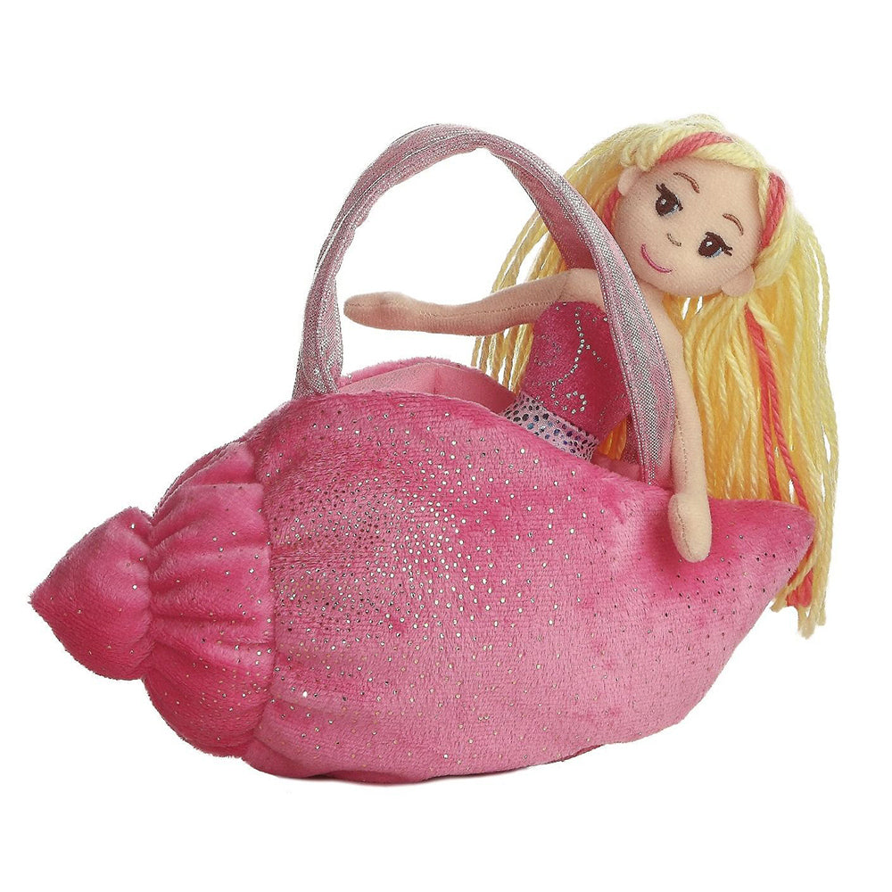 12c0209664-fancy-pals-20cm-mermaid-blonde-kids-doll-plush-w-bag-toy-pink