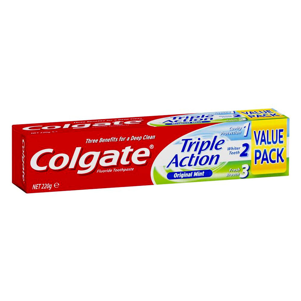 1537825-colgate-220g-fluoride-toothpaste-triple-action-original-mint-value-pack