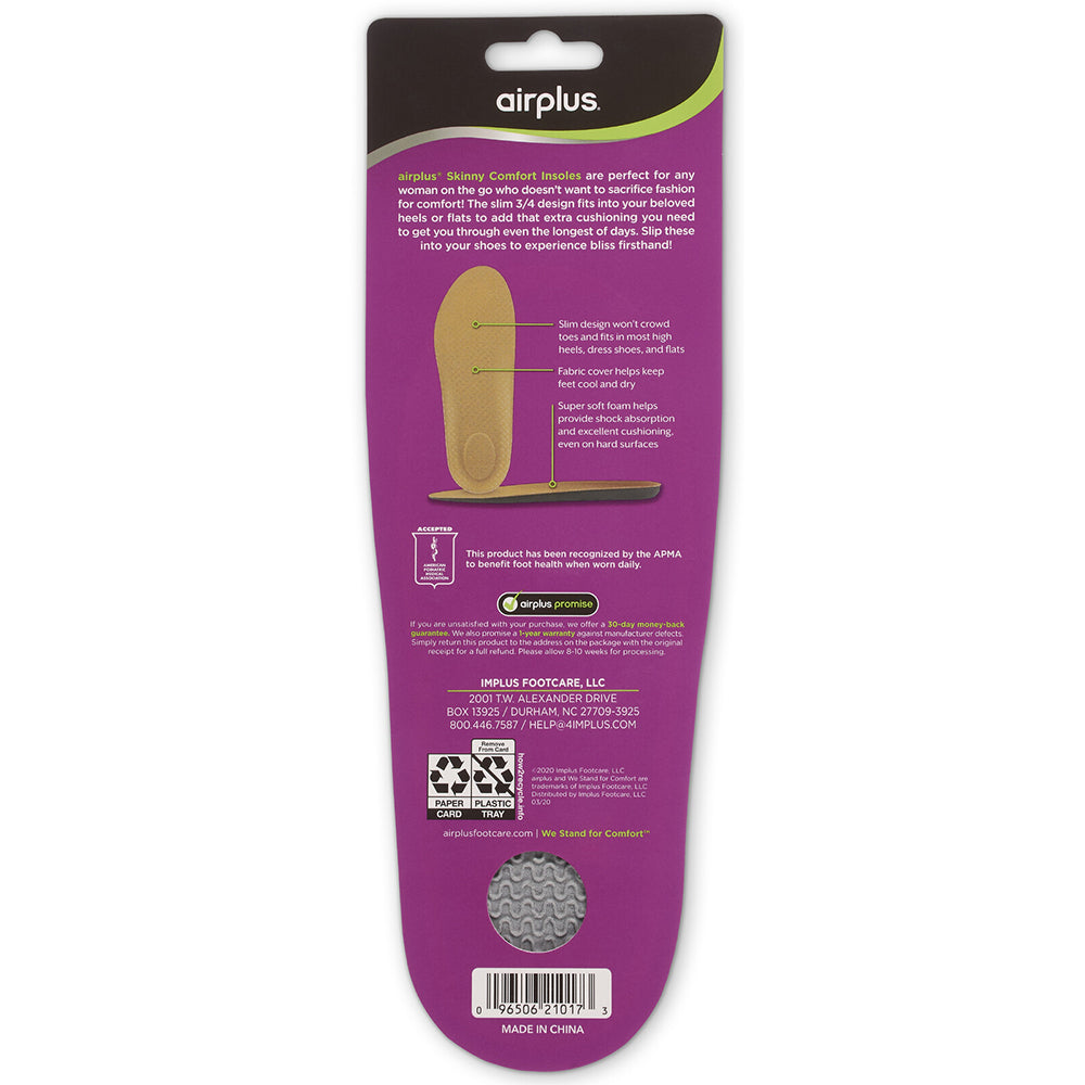 21017-airplus-us-women-5-11-skinny-comfort-foam-insoles-slim-design-cushion