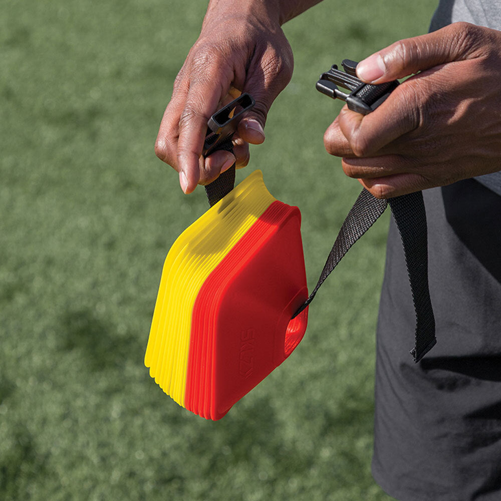 3426-20pc-sklz-mini-training-cones-yellow-red-w-carry-strap
