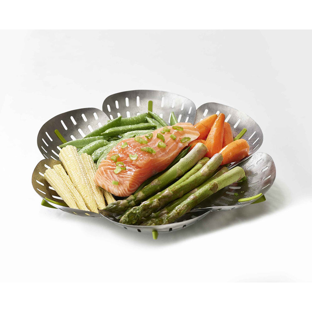 45033-joseph-joseph-bloom-16cm-steel-folding-steamer-basket-silver