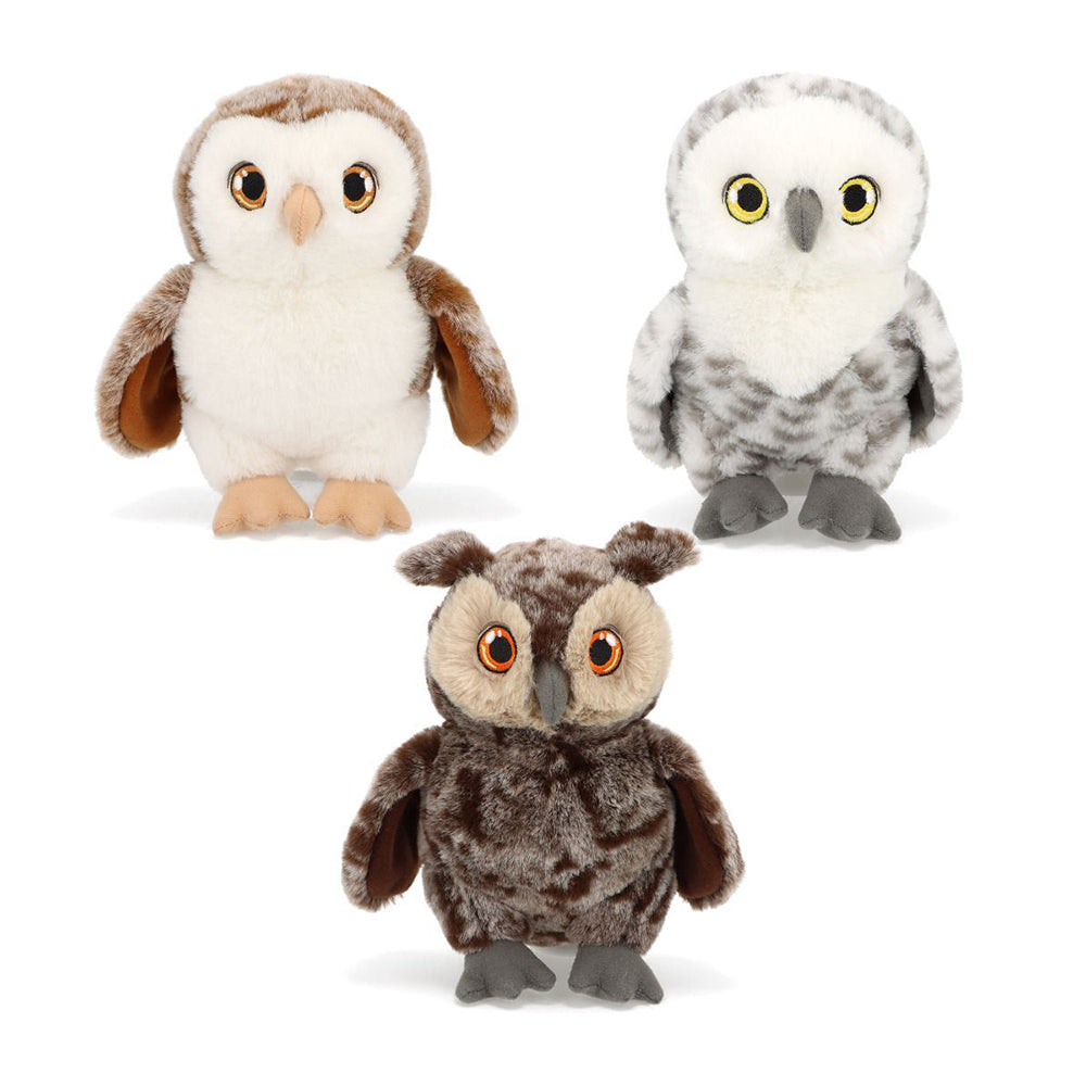 47c0182638-keeleco-18cm-owls-stuffed-animal-soft-plush-kids-toy-assorted