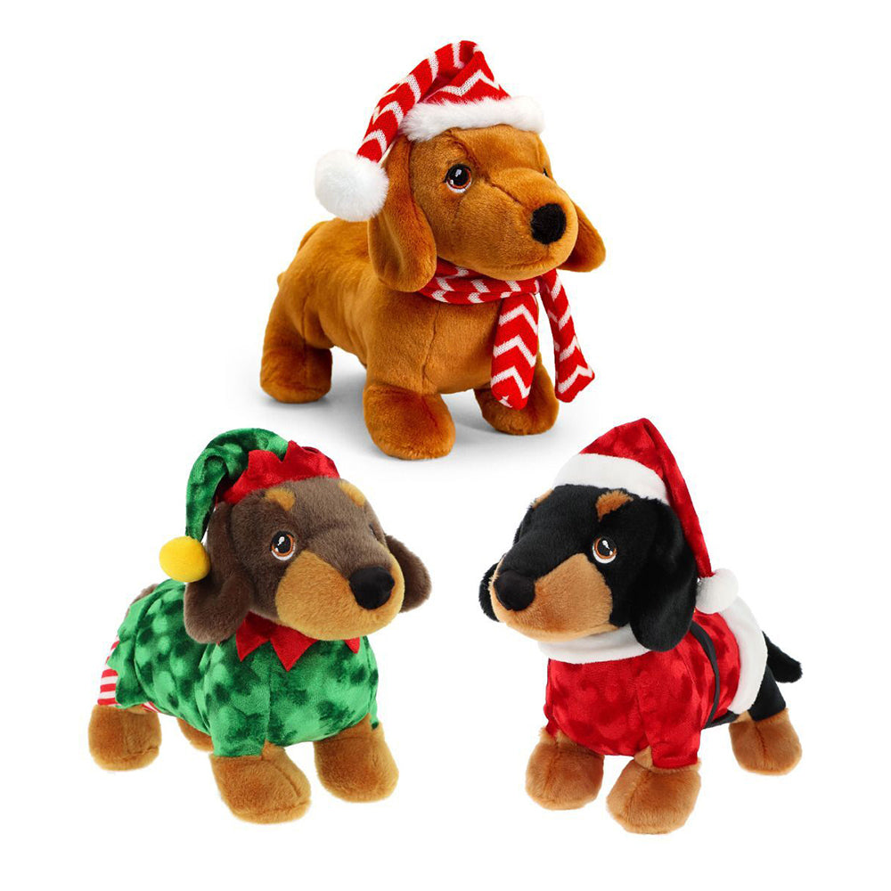 47c0267268-keeleco-26cm-dachshund-christmas-soft-stuffed-animal-plush-kids-toy-assort