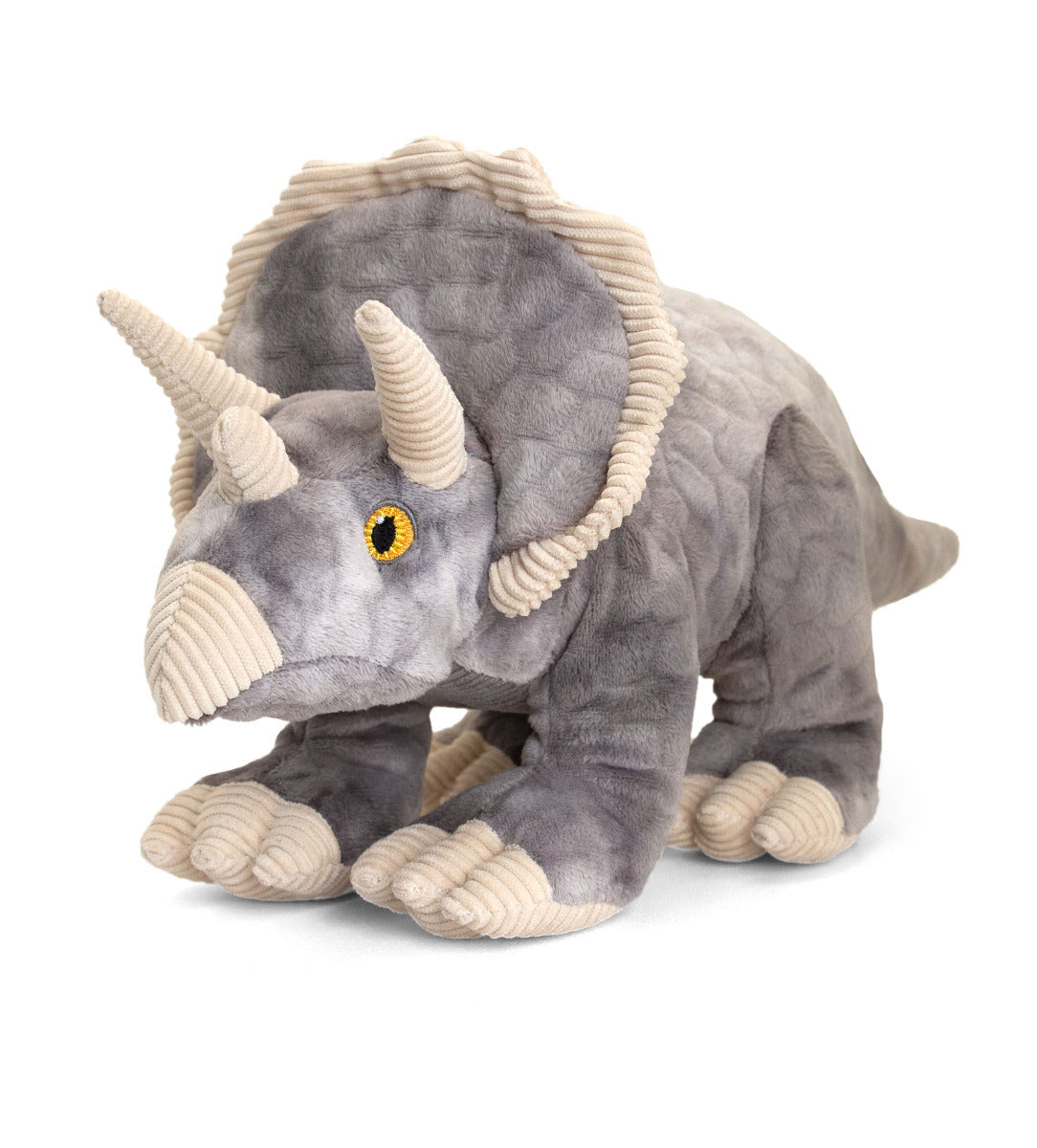 47c0385809-keeleco-38cm-wild-dinosaur-triceratops-kids-soft-toy-3y