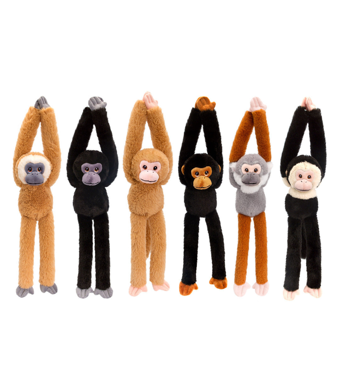 47c0400321-keeleco-40cm-wild-monkeys-hanging-kids-soft-toy-3y-assorted