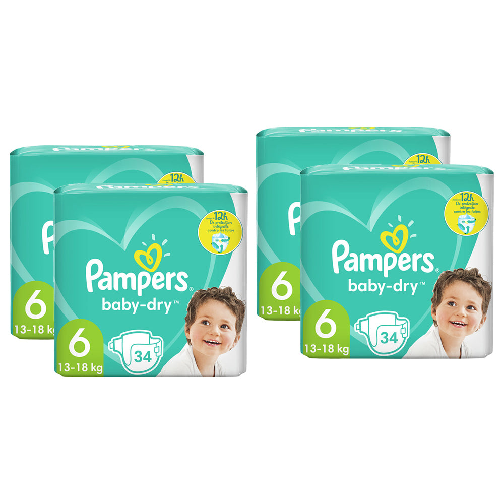 497259-4x-34pc-pampers-baby-dry-nappiesnappy-diaper-size-6-13-18kg