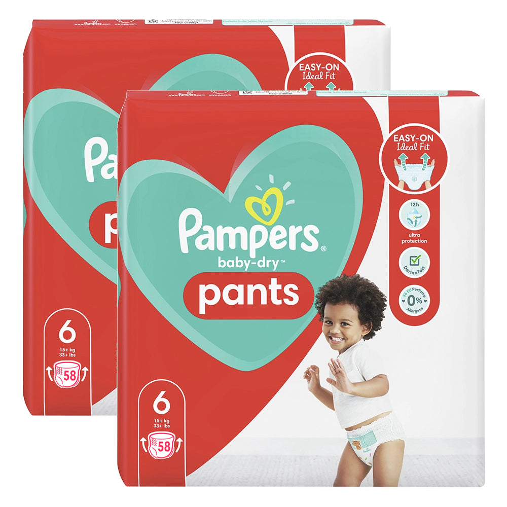 515155-2x-58pc-pampers-baby-dry-nappies-diapers-size-6-15-kgs